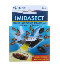 Imidasect, 1,4 g, gelinis insekticidas masalo padėkliuke tarakonams naikinti 